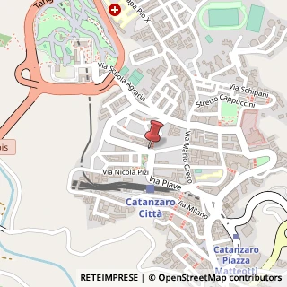 Mappa Piazza montegrappa 2, 88100 Catanzaro, Catanzaro (Calabria)