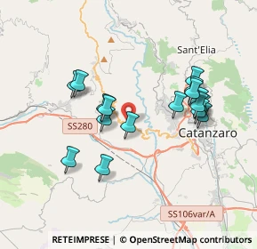 Mappa SS 19 delle Calabrie, 88056 Tiriolo CZ, Italia (3.71294)