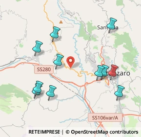 Mappa SS 19 delle Calabrie, 88056 Tiriolo CZ, Italia (4.73364)