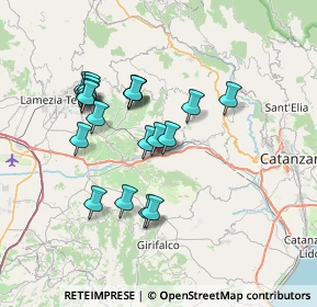 Mappa 88044 Maida CZ, Italia (7.107)