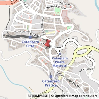 Mappa Via Francesco Crispi, 48, 88100 Catanzaro, Catanzaro (Calabria)