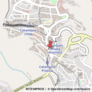 Mappa Piazza Giacomo Matteotti,  7, 88100 Catanzaro, Catanzaro (Calabria)