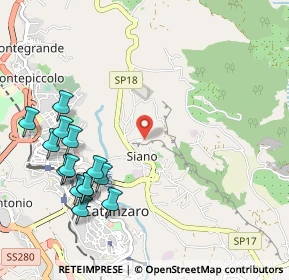 Mappa 88100 Siano CZ, Italia (1.35786)
