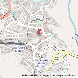 Mappa Via A. De Gasperi, 7, 88100 Catanzaro, Catanzaro (Calabria)