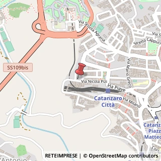 Mappa Via Francesco Crispi, 151, 88100 Catanzaro, Catanzaro (Calabria)
