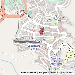 Mappa Via Vittorio Veneto, 14, 88100 Catanzaro, Catanzaro (Calabria)