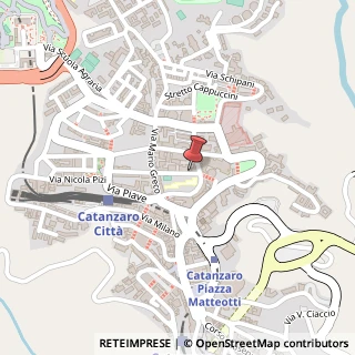 Mappa Via Melchiorre Jannelli, 53, 88100 Catanzaro, Catanzaro (Calabria)