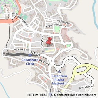 Mappa Via Melchiorre Jannelli, 27, 88100 Catanzaro, Catanzaro (Calabria)