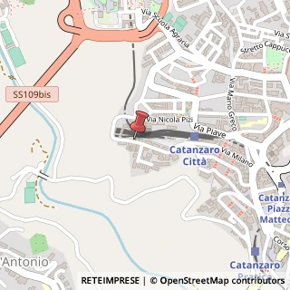 Mappa Via Francesco Crispi, 162, 88100 Catanzaro, Catanzaro (Calabria)