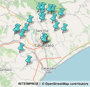 Mappa Catanzaro, 88100 Siano CZ, Italia (8.6575)