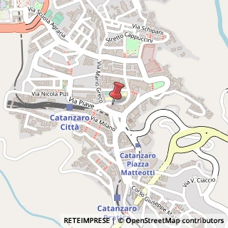 Mappa Via A. De Gasperi, 12, 88100 Catanzaro, Catanzaro (Calabria)