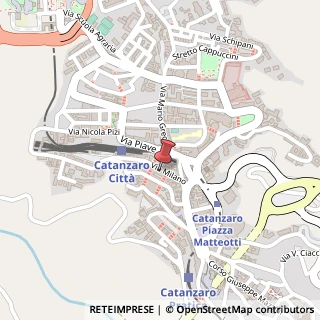 Mappa Via Milano, 15, 88100 Catanzaro, Catanzaro (Calabria)