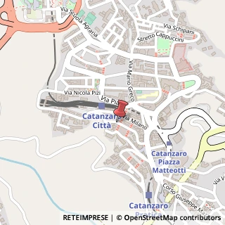 Mappa Via Francesco Crispi, 37, 88100 Catanzaro, Catanzaro (Calabria)