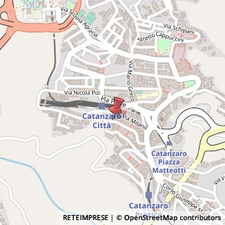 Mappa Via Francesco Crispi,  92, 88100 Catanzaro, Catanzaro (Calabria)