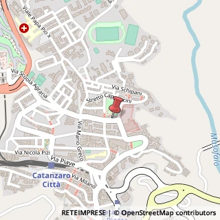Mappa Via Daniele Antonio, 29/31/33, 88100 Catanzaro, Catanzaro (Calabria)