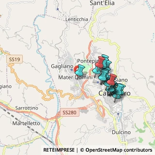 Mappa Via Cardinale Guglielmo Sirleto, 88100 Catanzaro CZ, Italia (1.8285)