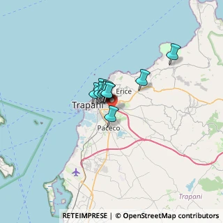Mappa Via Fedra, 91100 Trapani TP, Italia (3.74909)