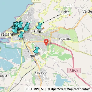 Mappa Via Fedra, 91100 Trapani TP, Italia (3.2385)