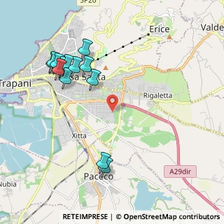 Mappa Via Fedra, 91100 Trapani TP, Italia (2.55462)