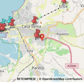 Mappa Via Calliope, 91100 Trapani TP, Italia (3.35273)