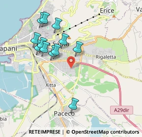 Mappa Via Calliope, 91100 Trapani TP, Italia (2.0825)