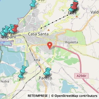 Mappa Via Calliope, 91100 Trapani TP, Italia (4.06353)