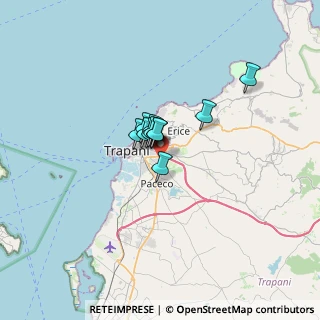 Mappa Via Calliope, 91100 Trapani TP, Italia (3.67273)