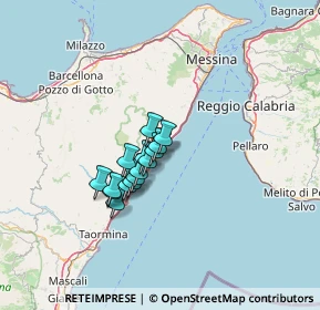 Mappa Via Santoro G., 98021 Alì Terme ME, Italia (9.586)