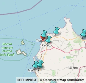 Mappa Via isola Zavorra snc, 91100 Trapani TP, Italia (24.21)