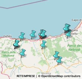 Mappa Contrada passo giardino, 98077 Santo Stefano di Camastra ME, Italia (15.58941)