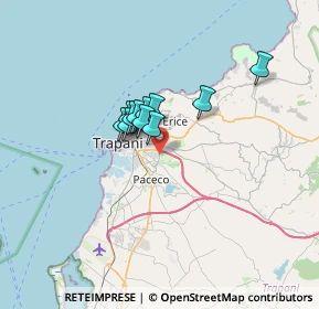Mappa Via Erice Mazara, 91100 Trapani TP, Italia (4.54636)