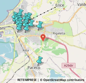 Mappa Via Erice Mazara, 91100 Trapani TP, Italia (2.7205)