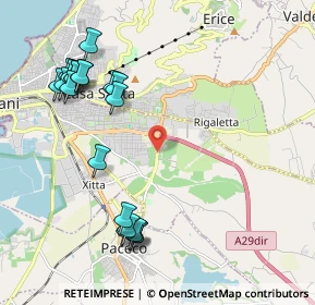 Mappa Via Erice Mazara, 91100 Trapani TP, Italia (2.683)