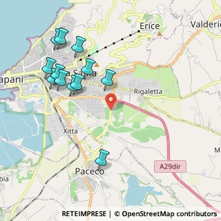 Mappa Via Erice Mazara, 91100 Trapani TP, Italia (2.48083)