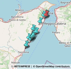 Mappa Via Guglielmo Maestro, 98021 Alì Terme ME, Italia (10.852)