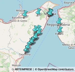 Mappa Via Guglielmo Maestro, 98021 Alì Terme ME, Italia (13.8585)