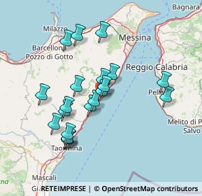 Mappa Via Guglielmo Maestro, 98021 Alì Terme ME, Italia (14.6535)