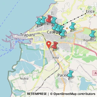 Mappa Via F. Culcasi, 91100 Trapani TP, Italia (2.25333)