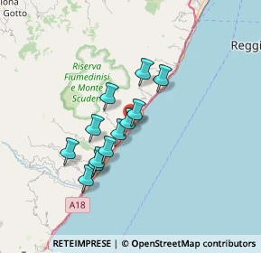 Mappa 98021 Alì Terme ME, Italia (5.88333)