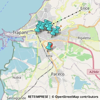 Mappa Via Zabbarelle, 91100 Trapani TP, Italia (1.68727)