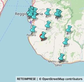 Mappa Via Madre Teresa di Calcutta, 89065 Motta San Giovanni RC, Italia (9.0955)