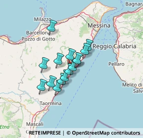 Mappa 98026 Nizza di Sicilia ME, Italia (9.67333)