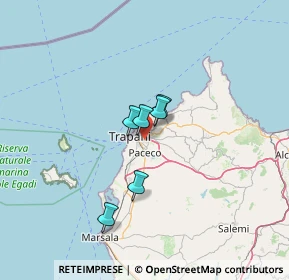 Mappa Via delle Amazzoni, 91100 Trapani TP, Italia (21.54571)