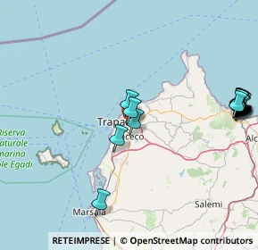 Mappa Via delle Amazzoni, 91100 Trapani TP, Italia (23.495)