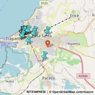 Mappa Via delle Amazzoni, 91100 Trapani TP, Italia (2.511)