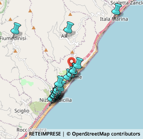 Mappa Via San Giuseppe, 98021 Alì Terme ME, Italia (1.954)