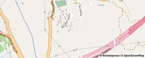 Mappa Santo Stefano di Camastra