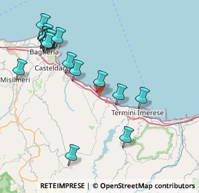 Mappa Contrada Sant'Onofrio, 90019 Trabia PA, Italia (10.7825)