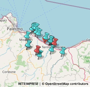 Mappa Contrada Sant'Onofrio, 90019 Trabia PA, Italia (9.856)