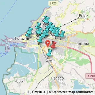 Mappa Via Salemi, 91100 Trapani TP, Italia (1.482)